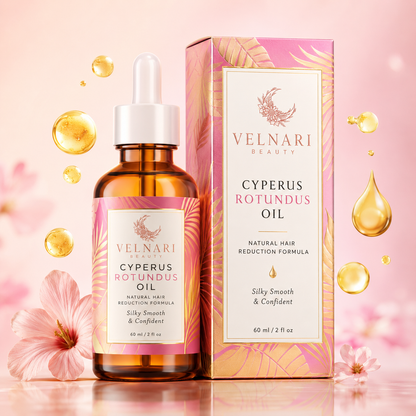 Velnari Beauty Cyperus Rotundus Oil for Silky, Smooth-Looking Skin