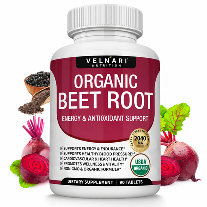 Organic Beet Root - Circulation & Energy Support