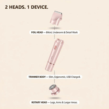 VelvetTrim 2-in-1 Body Shaver