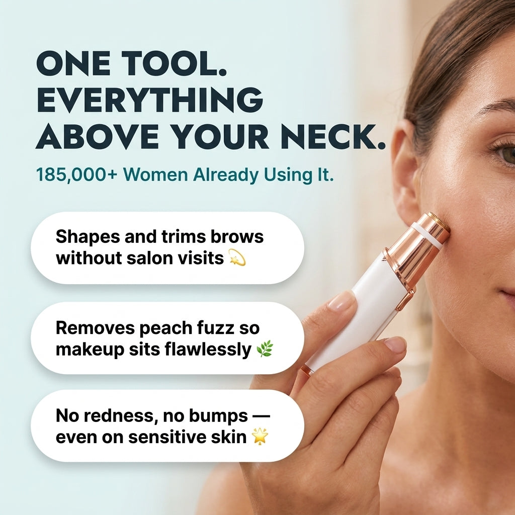 Browveil 2-in-1 Precision Trimmer