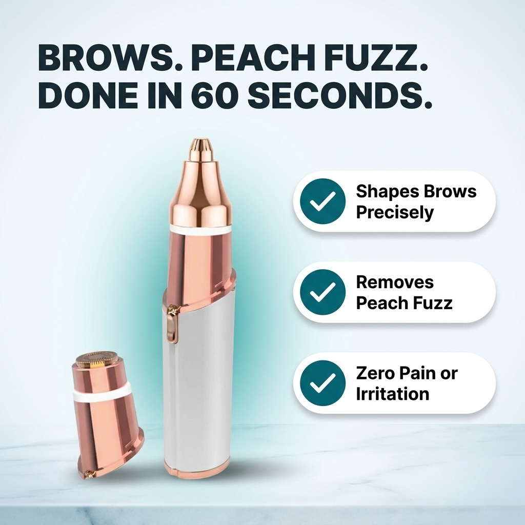Browveil 2-in-1 Precision Trimmer