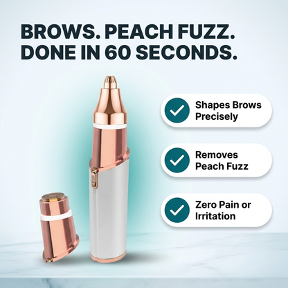 Browveil 2-in-1 Precision Trimmer
